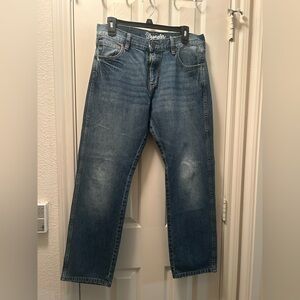 Wrangler Men's Straight Blue Jeans